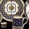 <p class="first">Garter 2008 <em>A Celebration</em> Limited Edition China</p>
<br />
<p class="first">A range of specially commissioned fine English bone china (hand finished in 22 carat gold) exclusive to St George&rsquo;s Chapel, Windsor Castle marking this Royal anniversary year.</p>
<br /> The 660th anniversary of the founding of the Order of the Garter and the College of St George by King Edward III in 1348. The 60th anniversary of King George VI&rsquo;s reintroduction of the annual service of thanksgiving in 1948. 1948 was also the year that Princess Elizabeth (four years before she became Queen Elizabeth II) and The Duke of Edinburgh were installed as members of the Order of the Garter in St George&rsquo;s Chapel. This year HRH Prince William of Wales will be invested as the 1000th Knight of the Order before his installation in St George&rsquo;s Chapel on 16th June. The main design is inspired by the vaulted ceilings of the Hastings and Oxenbridge Chantries within St George&rsquo;s Chapel. The individual pieces feature various motifs. All Garter 2008 pieces have the name, a Garter Badge and the number on the back stamp.